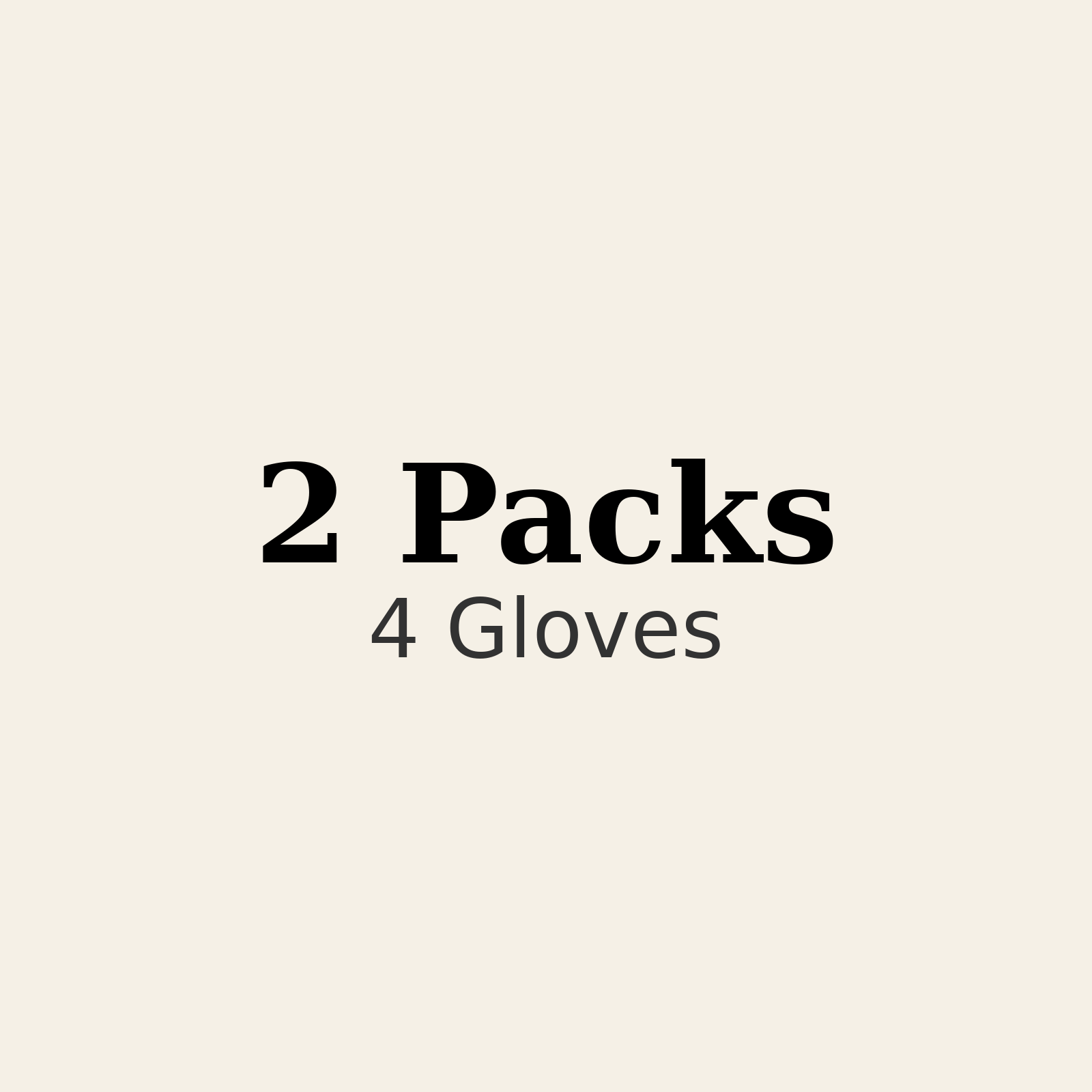 2 Pack (4 Gloves)