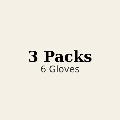 3 Pack (6 Gloves)